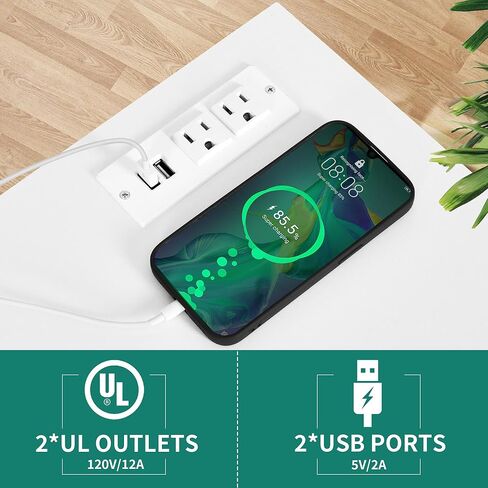 خزانة ملفات درج DWVO 2 مع محطة شحن ، ودخول الخزانة مع القفل والعجلات ، وخزانة الملفات الجانبية لمكتب المنزل ، والأبيض والذهبي in Kuwait