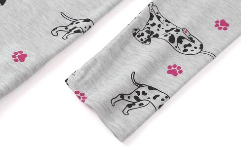 Girls Long Sleeve T-Shirt - Soft Tops Purple Star Dog Graphic Tee Size 6-14 in Saudi Arabia