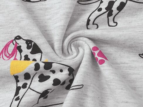 Girls Long Sleeve T-Shirt - Soft Tops Purple Star Dog Graphic Tee Size 6-14 in Saudi Arabia