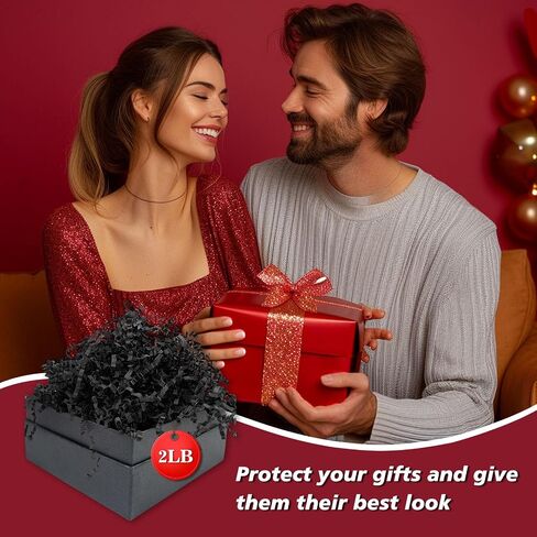 Tisspoms 2lb Crinkle Cut Paper Plaged Filler ، Paper Shreds for Basket Fillers ، عيد ميلاد ، غلاف الهدايا ، الذكرى السنوية ، رأس السنة الجديدة ، حشو ديكور عيد الفصح في عيد الحب (الأزرق العميق) in Kuwait