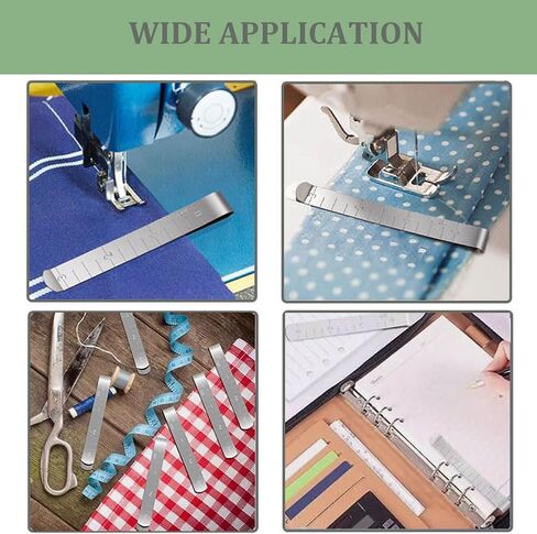 Sewing Clips Kit for Fabric, 84 Pack Quilt Clips Include Plastic Clips and Stainless Steel Hemming Clips with Measurements for Fabric Quilting Pinning and Marking Accessories in Saudi Arabia