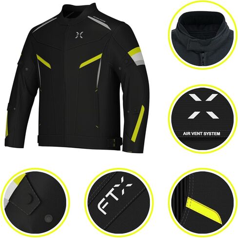 FTX Motorcycle Jacket For Men, Motorcycle Full Body Protective Gear Armor, Mesh Motorcycle jacket for mens, in Kuwait
