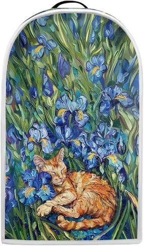 Modern Art Cat Print Kitchen Blender Dust Cover with Top Handle | Soft, Polyester,Stand Mixer Coffee Juicer Maker Blender Dust Cover and Fingerprint Protection in Saudi Arabia