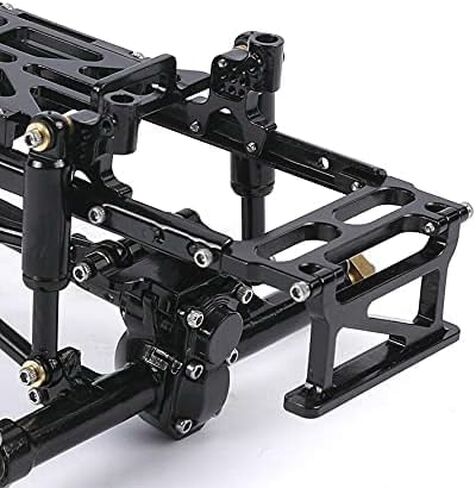 SCX24 C10 Rear Body Shell Mount Parts for Axial 1/24 RC Crawler Aluminum Upgrades Parts (Silver) in Saudi Arabia