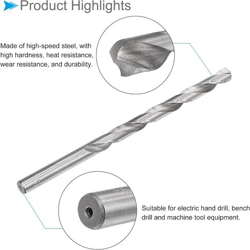 Extra Long Twist Drill Bit, 10.5mm Drill Diameter 300mm Total Length, High Speed Steel Twist Drill Bit - (Applications: for Copper Metal Woodwork) in Saudi Arabia