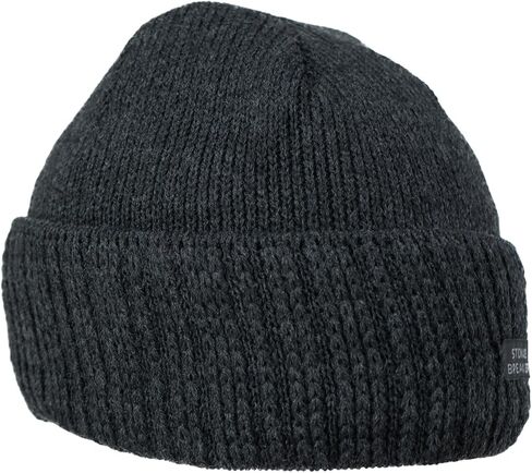 Oppland Men's Winter Thick Cotton Beanie, Folded Stone Model, Keeps Warm in Saudi Arabia