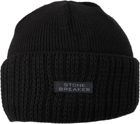 Oppland Men's Winter Thick Cotton Beanie, Folded Stone Model, Keeps Warm in Saudi Arabia
