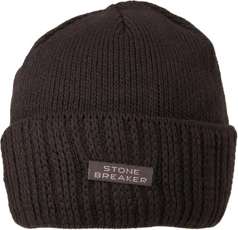 Oppland Men's Winter Thick Cotton Beanie, Folded Stone Model, Keeps Warm in Saudi Arabia