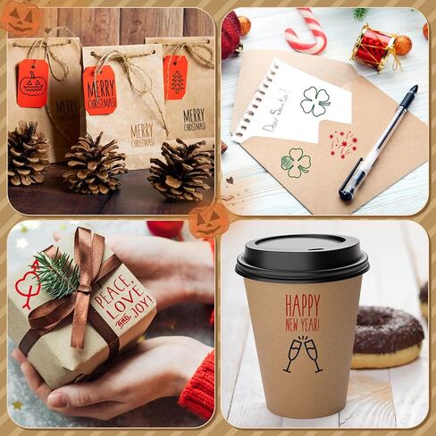 MOTIMIND 18 PCS جميع طوابع الخشب العطلة مجموعة طوابع عطلات مطاطية خشبية لزخارف صنع البطاقات ومستلزمات القصاصات in Saudi Arabia