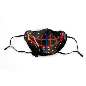 LED Face Mask Mask Purge Mask - Usisex ، Great for Kids Assume Mask ، الأشخاص ذوو النظارات ، وإعادة شحن USB ، و 3 أوضاع توهج الفلاش - حفلة عيد ميلاد الأولاد ، والهذيان ، ومهرجان Cosplay