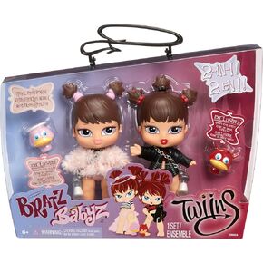Bratz Babyz Twiins Phoebe and Roxxi 2-Pack Collectible Fashion Dolls with Pets