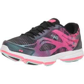 Ryka Women's Devotion Plus 2 Walking Shoe, Black/Grey, 11 M US