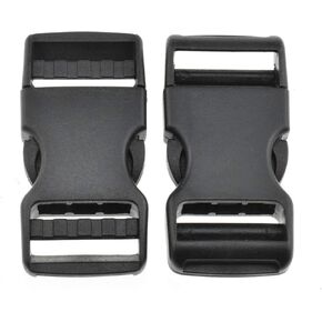 SGH Pro Quick Side Freed Bearch Buckles 0.75 'Clips Wide Dual Dual Dileps يستقرون لا يوجد خياطة بديل من البلاستيك 7 حزمة من نايلون حزام حزام البقاء على قيد الحياة paracord pack pack pack