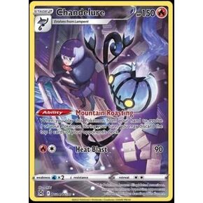 Pokemon - Chandelure TG04/TG30 - Lost Origin - Trainer Gallery - Holo Card