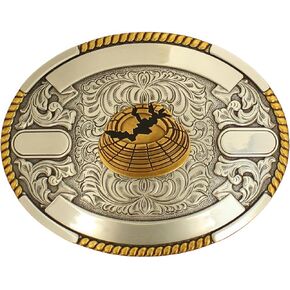 M&F Western Crumrine Trophy Buckle with Engravable Ribbons