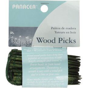 PANACEA PRODUCTS 60043 Floral Picks 3 Inches 90 Pieces, Green