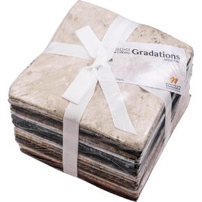 Linda Ludovico Stonehenge Gradations II Mineral 24 Fat Quarters Northcott, Assorted, FQGRAD24-360