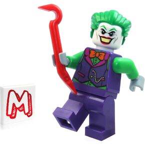 Lego Super Heroes DC Batman Minifigure - جوكر (في ربطة عنق البرتقال) مع Crowbar 76119