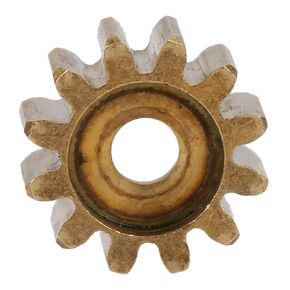12 Tooth Brass Servo Gear 25 Tooth Spline MOD 0.8 Gear Replacement for Servo Accessories