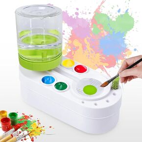 Paint Brush Water Dispenser Cleaner，Paintbrush Toilet, Paint Brush Rinser for Acrylic Watercolor