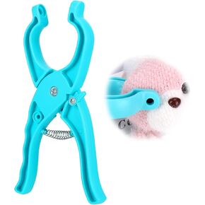 Juome Upgraded Safety Eye Tool for Crocheting - Crochet Tools for Attaching Crochet Safety Eyes, Auxiliary Tool for 5-30mm Stuffed Animals Safety Eyes Doll Making Supplies (Blue 1pcs)