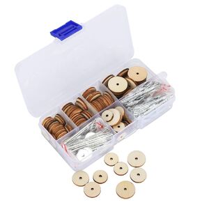 50 Set Doll Joints Cotter Pin Joints Doll Wood Skeleton Joints Movable Engage Bolt for Teddy Bear Doll Making Supplies