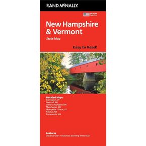 Rand McNally Easy to Read: New Hampshire, Vermont
