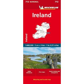 Michelin Ireland Map 712 (Maps/Country (Michelin))