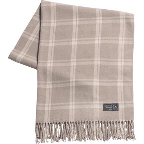 Men's Women's Winter Thick Large Chunky Scarf, Unisex, 100% Acrylic Plaid/Plain Pattern, Soft & Cozy Stole