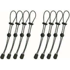 8PCS Walking Stick Buckle Elastic Cord Lanyard Walking Pole Buckle Elastic Cord Lanyard Outdoor Bags Buckles Backpacks Hats Gloves Mountaineering Poles Gear