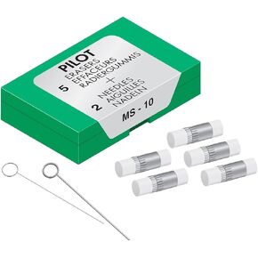 Pilot 70001 Eraser Refills, 70001, 5/Pack