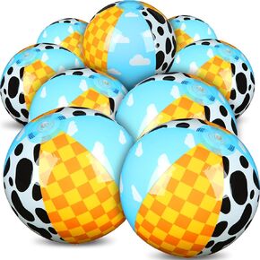 12 عبوة لعبة Inspire Game Beach Ball for Kids 7.87 "Bulk for Summer Pool and Beach Game Gifts اثنين