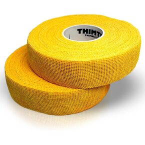 Thimble Tape for Hand Sewing - Fully Adjustable Nail & Finger Protector - A Smarter Alternative to Classic Knitting Thimbles - Sunshine, 2-Pack