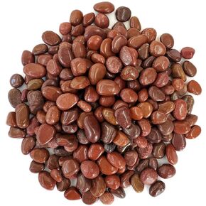 Koltose by Mash Polished Red Pebbles 10 Lb. ½" – 1" inch Rocks for Plants Garden Landscaping Succulent Fish Tank Gravel Terrarium Vase Filler 100% Natural Pebbles Indoor & Outdoor Decorative Stones