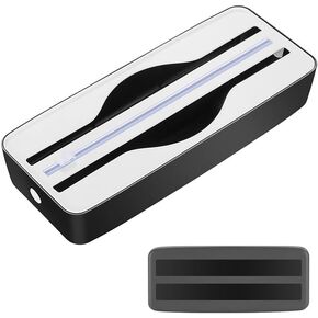 Dual-Slot Multifunctional Kitchen Cutter | For Cling Film, Aluminum Foil, and Parchment Paper Storage & Cutting | Easily Cut Two Materials at Once (Black(magnetic))
