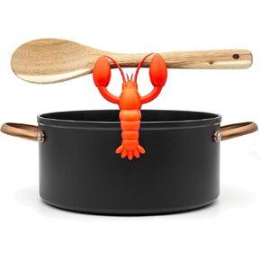 Lobster Spoon Holder, Red Crab Kitchen Accessory, Pot Spoon Rest, Chef Gift, Unique Gifts For Cooks, Cooking Gifts, Small