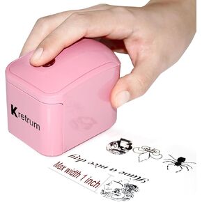 Mini Portable Handheld Temporary Tattoo Printer for iOS & Android APP Label Qrcode Barcode Printer (White)