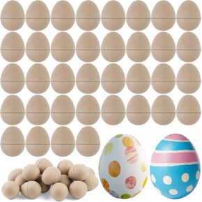 36 pcs diy paper mache easter eggs ، 3.2 "x2.2" Easter Easter Eggs فارغة ، بيض عيد الفصح من الورق المقوى ، ورسم البيض الورقي الخاص بك لمرضات الحفلات الفصلية الحشو الحشو الفصول الدراسية
