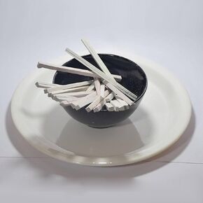White Earthy Slate Bar Natural Limestone Slate Chalk Pencil 5-9 mm (250 Grams)