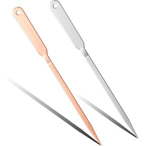 2PCS Letter Opener Envelope Slitter Envelope Opener Expression Delivery Box Opener Stainless Steel Lightweight Sword Pack Opener Mail Opener Tool Manual Letter Opener Paper Cutting Tool