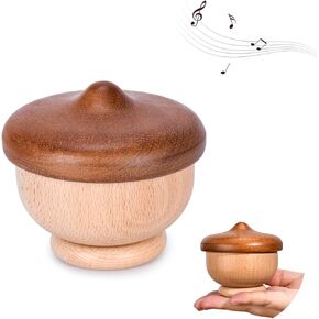 You are My Sunshine Music Box,Valentines Day Gift,Large Acorn Decor for Home, Solid Beech Wooden Acorn, Handmade Music Décor Acorns for Crafts Music Boxes for Girls, Boys