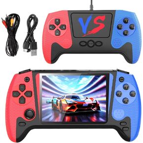 Handheld Game Console, Portable Video Game Console with 500 Retro Games, 3.5" HD Screen, Rechargeable Battery, Support 2 Players and Hook Up to TV, Christmas Birthday Gift for Adults Kids 4-12