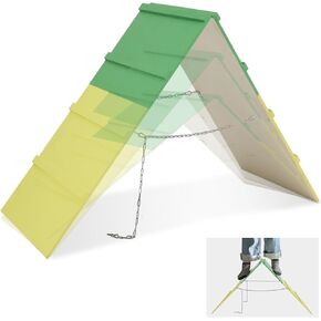 Dogs Agility A-Frame 74.8 x 18.9 Inch Dog Agility Equipment A-Frame Agility Training Equipment Dog Non-Slip Agility Course Equipment for Dogs Jumping Outdoor Dog Pet Ramp Climbing Playground