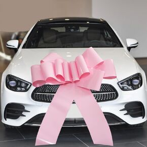 Giant Bow for Car,Big Sky Blue Car Bow 30inch Large Giant Bow for Gifts,Large Gift Wrapping Bow for Large Gift Decoration for Christmas,New House,Car,Party,Festival. (Sky Blue)