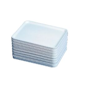 Dyne-A-Pak 12SW Printmaking and Collage Tray, 11" x 9" x 1" Size, Plastic, White