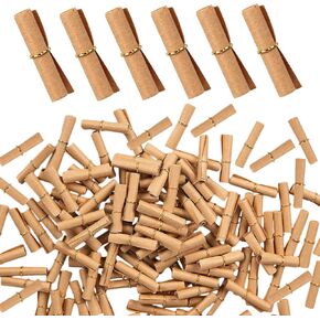 300 Pieces Scroll Paper Mini Message In a Bottle Message Paper Scrolls Mini Lucky Wishing Paper Rolls for Birthday, Anniversary, Valentine