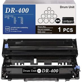 1 حزمة أسود DR-400 DR400 وحدة أسطوانة بديل متوافق مع الأخ DCP-1200 1400 HL-1230 1270N 1435 MFC-8300 8500 8600 P2500 8700 9600 9700 9800 Intellifax-4100E 4100 4100 PRINTER