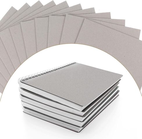 20 Pcs Book Board for Book Binding 8.5 x 11 Book Board Heavy Duty Chipboard Sheets 80 PT 2mm Thick Binders Board Chipboard Designer Bookboard Grey Chipboard Card Board Sheets for Bookbinding Cover in Kuwait