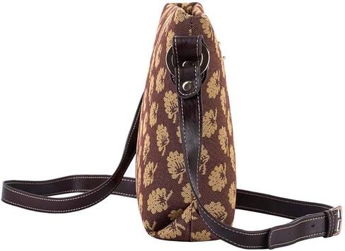 Signare Tapestry Crossbody Bag Shoulder Purse for Women In Cheeky Cat Design (XB02-CHEKY) in Saudi Arabia