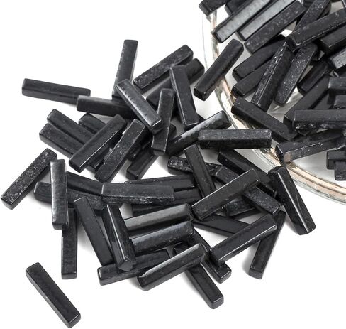 Youway Style 150g Black Strips Glass Mosaic Tiles for Crafts Bulk in Saudi Arabia